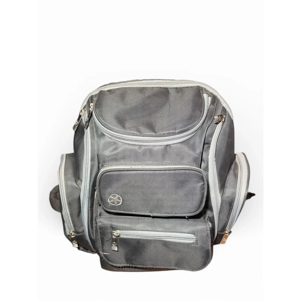 J Is For Jeep Backpack Black Insulated Side Pocket Multiple‎ Compartments